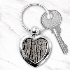 Tree Bark Key Chains (heart)  by trendistuff