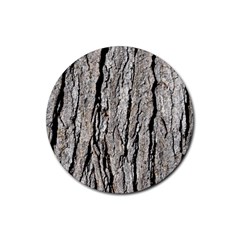 Tree Bark Rubber Coaster (round)  by trendistuff