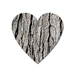 Tree Bark Heart Magnet