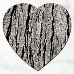 Tree Bark Jigsaw Puzzle (heart) by trendistuff