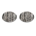 TREE BARK Cufflinks (Oval) Front(Pair)