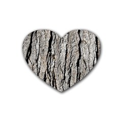 Tree Bark Heart Coaster (4 Pack) 