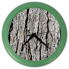 Tree Bark Color Wall Clocks