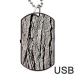 TREE BARK Dog Tag USB Flash (Two Sides)  Front