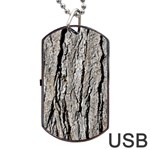 TREE BARK Dog Tag USB Flash (Two Sides)  Back