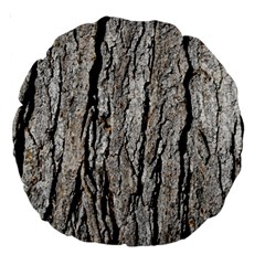 Tree Bark Large 18  Premium Round Cushions