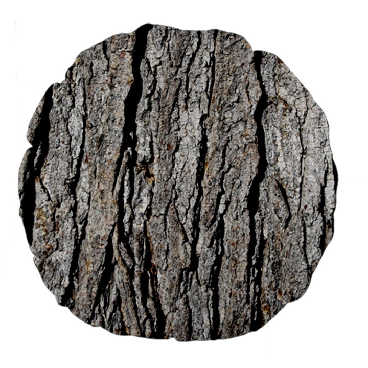 TREE BARK Large 18  Premium Round Cushions