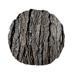 Tree Bark Standard 15  Premium Flano Round Cushions