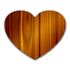 Shiny Striated Panel Heart Mousepads