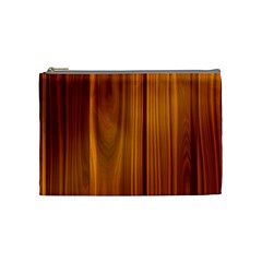 Shiny Striated Panel Cosmetic Bag (medium)  by trendistuff