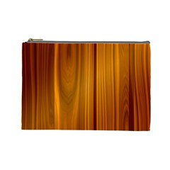 Shiny Striated Panel Cosmetic Bag (large)  by trendistuff