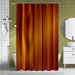 Shiny Striated Panel Shower Curtain 48  X 72  (small) 