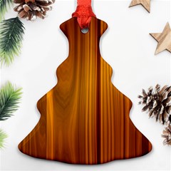 Shiny Striated Panel Christmas Tree Ornament (2 Sides) by trendistuff