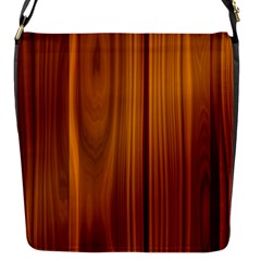 Shiny Striated Panel Flap Messenger Bag (s) by trendistuff