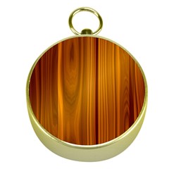 Shiny Striated Panel Gold Compasses