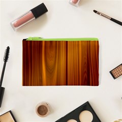 Shiny Striated Panel Cosmetic Bag (xs) by trendistuff