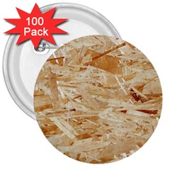 Osb Plywood 3  Buttons (100 Pack)  by trendistuff