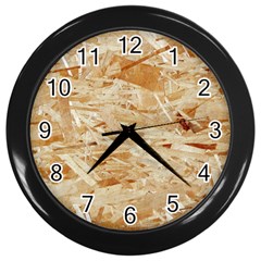 Osb Plywood Wall Clocks (black)