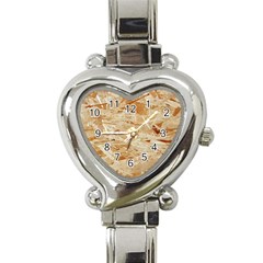 Osb Plywood Heart Italian Charm Watch by trendistuff