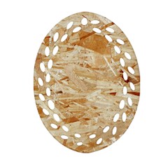 Osb Plywood Oval Filigree Ornament (2-side) 