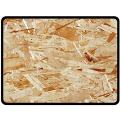 Osb Plywood Double Sided Fleece Blanket (large) 