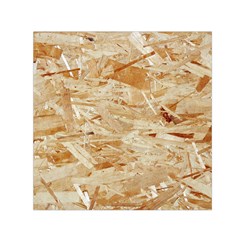 Osb Plywood Small Satin Scarf (square) 