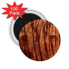 Old Brown Weathered Wood 2 25  Magnets (100 Pack) 