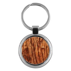 Old Brown Weathered Wood Key Chains (round)  by trendistuff