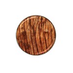 OLD BROWN WEATHERED WOOD Hat Clip Ball Marker (4 pack) Front