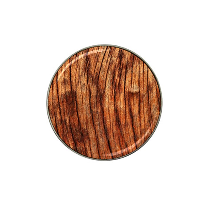 OLD BROWN WEATHERED WOOD Hat Clip Ball Marker (4 pack)