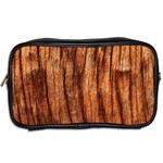 OLD BROWN WEATHERED WOOD Toiletries Bags 2-Side Back