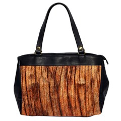 Old Brown Weathered Wood Office Handbags (2 Sides)  by trendistuff