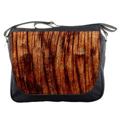 Old Brown Weathered Wood Messenger Bags by trendistuff