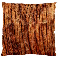 Old Brown Weathered Wood Large Cushion Cases (one Side)  by trendistuff