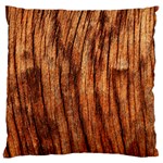 OLD BROWN WEATHERED WOOD Standard Flano Cushion Cases (Two Sides)  Front