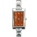 OAK PLANKS Rectangle Italian Charm Watches