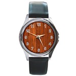 OAK PLANKS Round Metal Watches