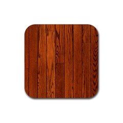 Oak Planks Rubber Coaster (square)  by trendistuff