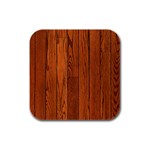 OAK PLANKS Rubber Square Coaster (4 pack) 