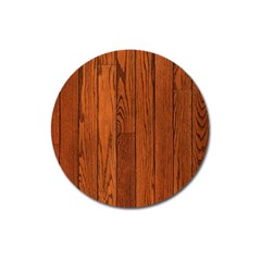 Oak Planks Magnet 3  (round)