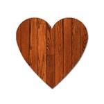 OAK PLANKS Heart Magnet