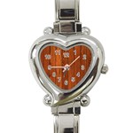 OAK PLANKS Heart Italian Charm Watch