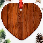 OAK PLANKS Heart Ornament (2 Sides)