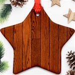 OAK PLANKS Star Ornament (Two Sides) 