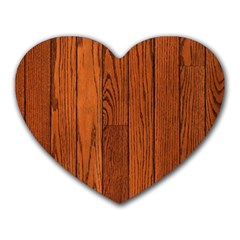 Oak Planks Heart Mousepads by trendistuff