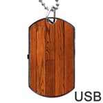 OAK PLANKS Dog Tag USB Flash (Two Sides)  Front