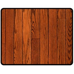 Oak Planks Double Sided Fleece Blanket (medium) 