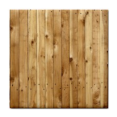 Light Wood Fence Tile Coasters by trendistuff