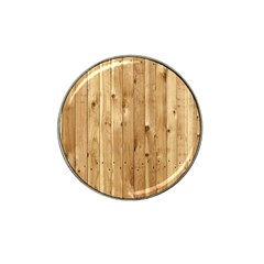 Light Wood Fence Hat Clip Ball Marker (4 Pack)