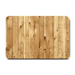 Light Wood Fence Small Doormat  by trendistuff